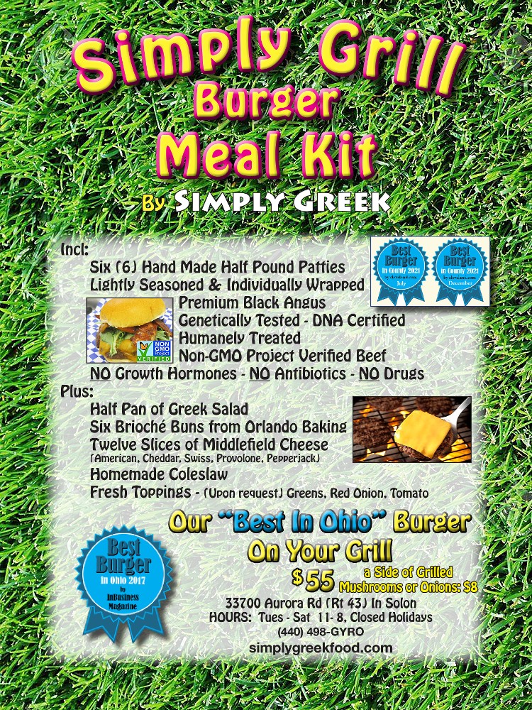Simply Grill Burger Flyer